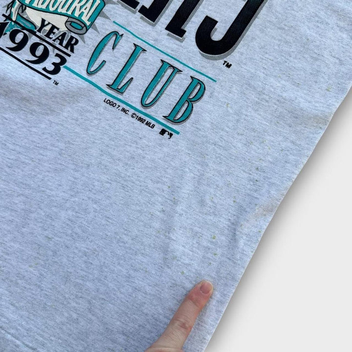 Vintage γραφικό μπλουζάκι Florida marlins - XL