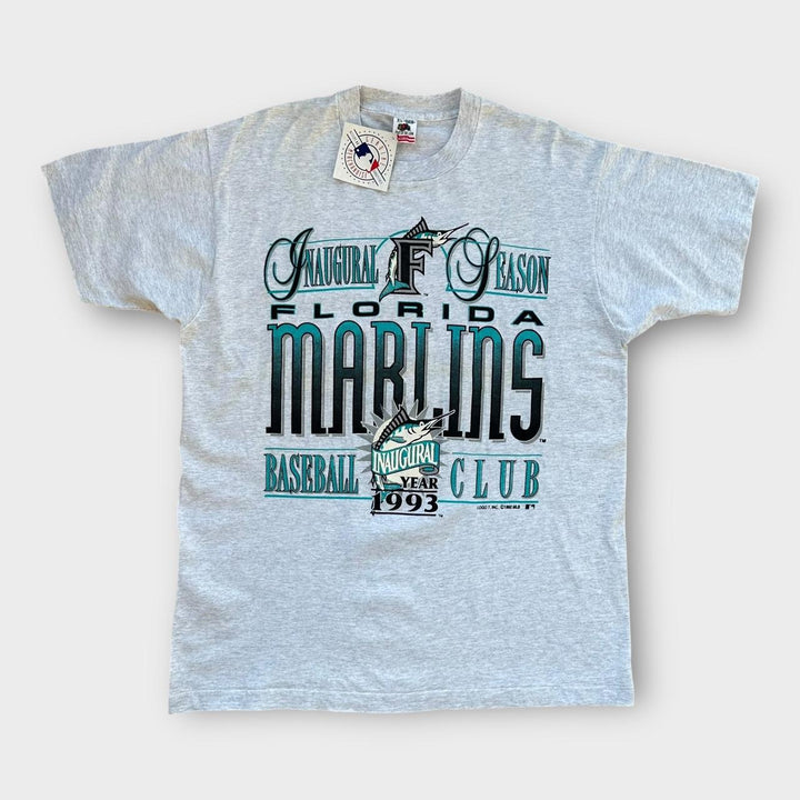 Vintage γραφικό μπλουζάκι Florida marlins - XL