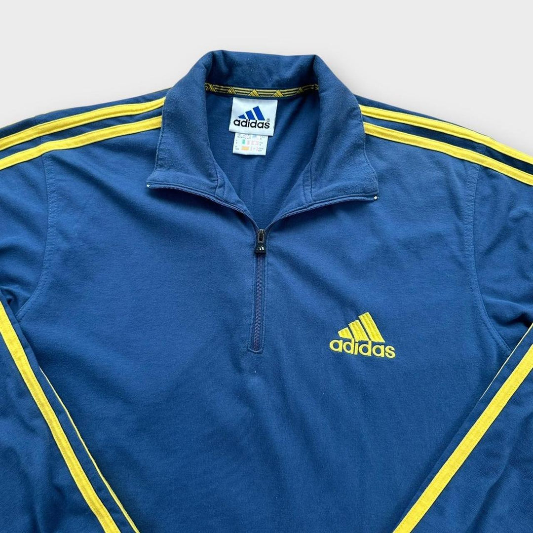 Φούτερ Adidas τέταρτο με φερμουάρ - μικρό