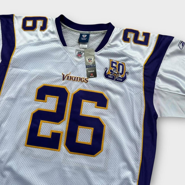 Τζέρσεϊ Reebok Vikings NFL - XXL (ελέγξτε τις μετρήσεις)