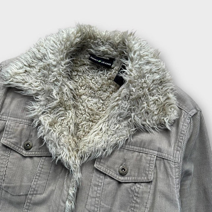 DKNY τζιν αφγανικό μπουφάν - γυναικείο μεσαίο