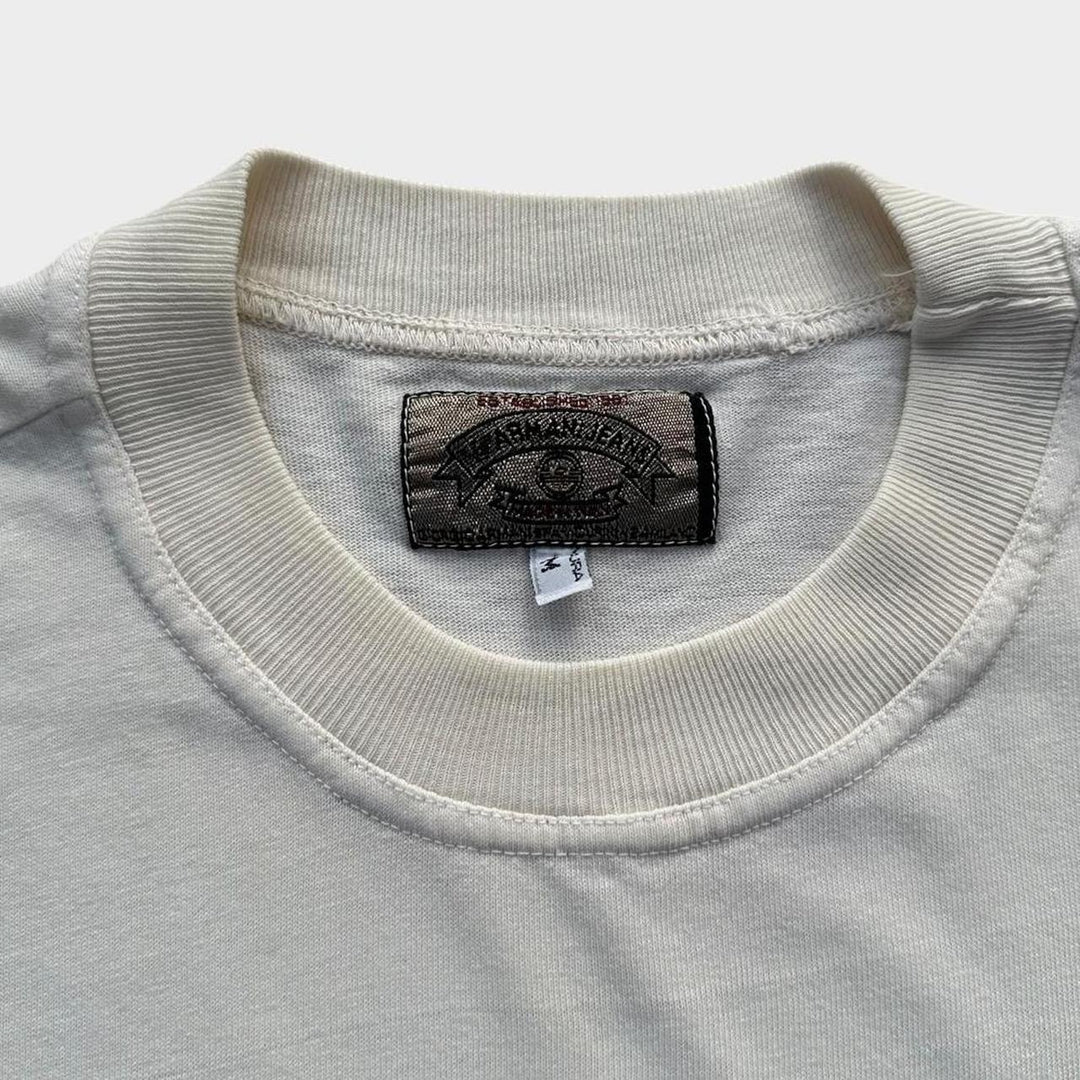 Vintage τζιν Armani γραφικό μπλουζάκι - μεσαίο