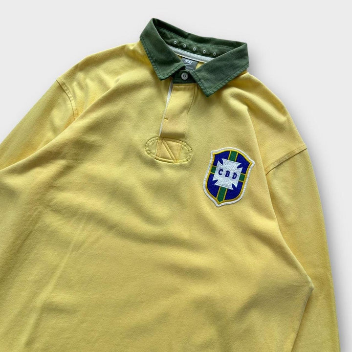 Vintage μπλουζάκι ράγκμπι Nike Brazil - XL
