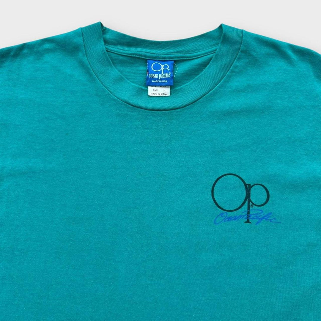 Vintage γραφικό μπλουζάκι ωκεανού Ειρηνικού - μεγάλο