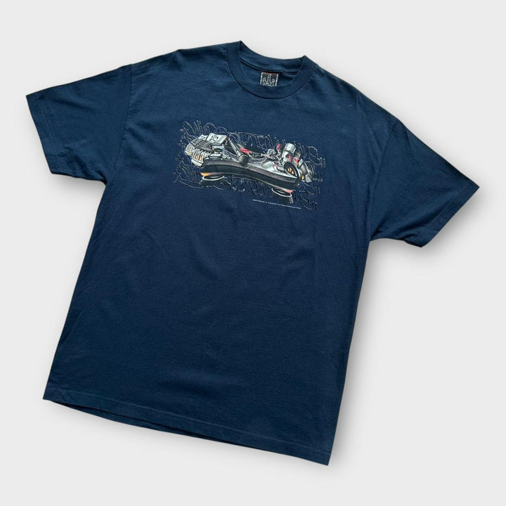 Y2K hip hop γραφικό μπλουζάκι - XL