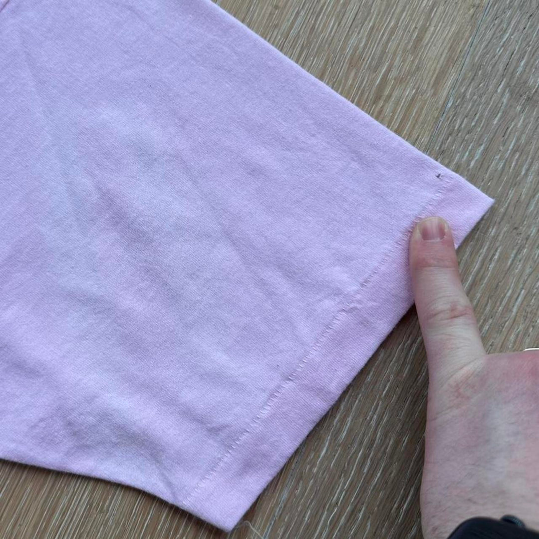 Vintage κενό μπλουζάκι μονής βελονιάς - XL