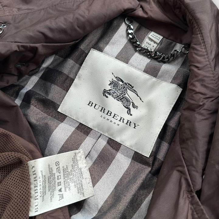 Vintage νάιλον καμπαρντίνα Burberry - UK6