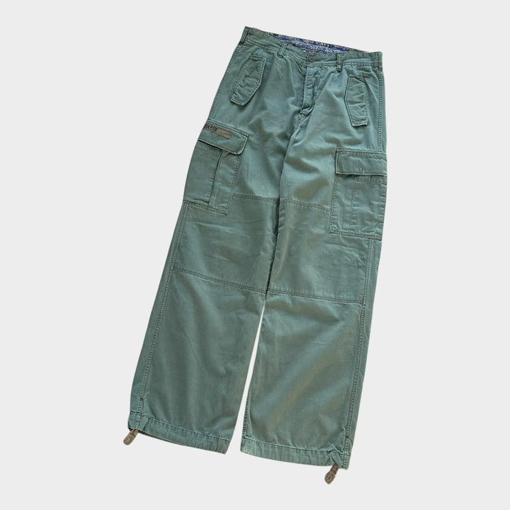 Y2K φαρδύ πόδι Ted Baker cargos - 32 μέση