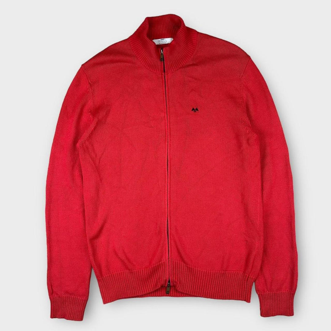 Vintage πλεκτό φερμουάρ Thomas Burberry - XL