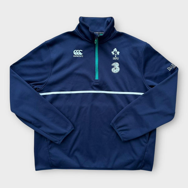 Ireland rugby quarter zip jumper in- XL