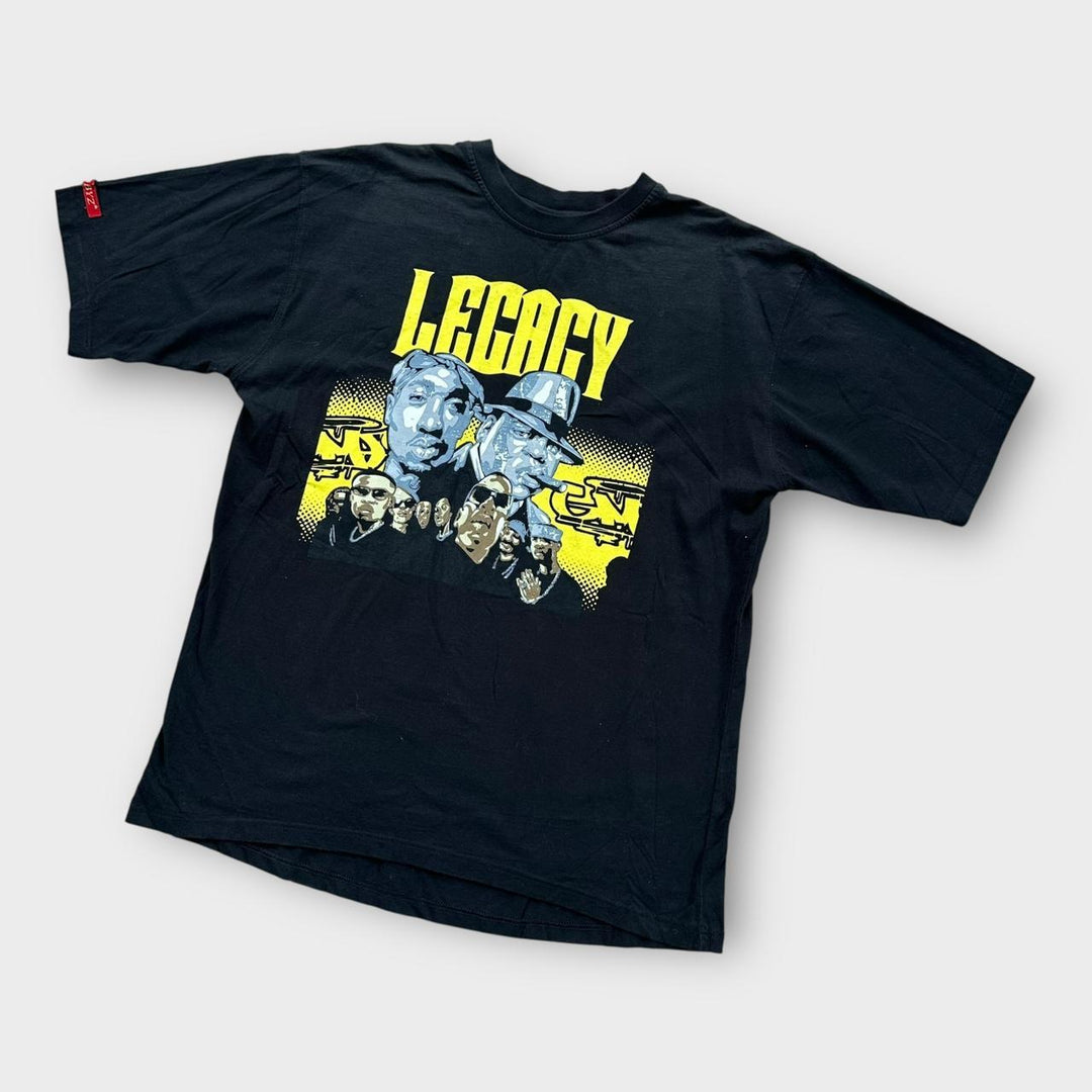 Vintage γραφικό μπλουζάκι Tupac & Biggie - XL