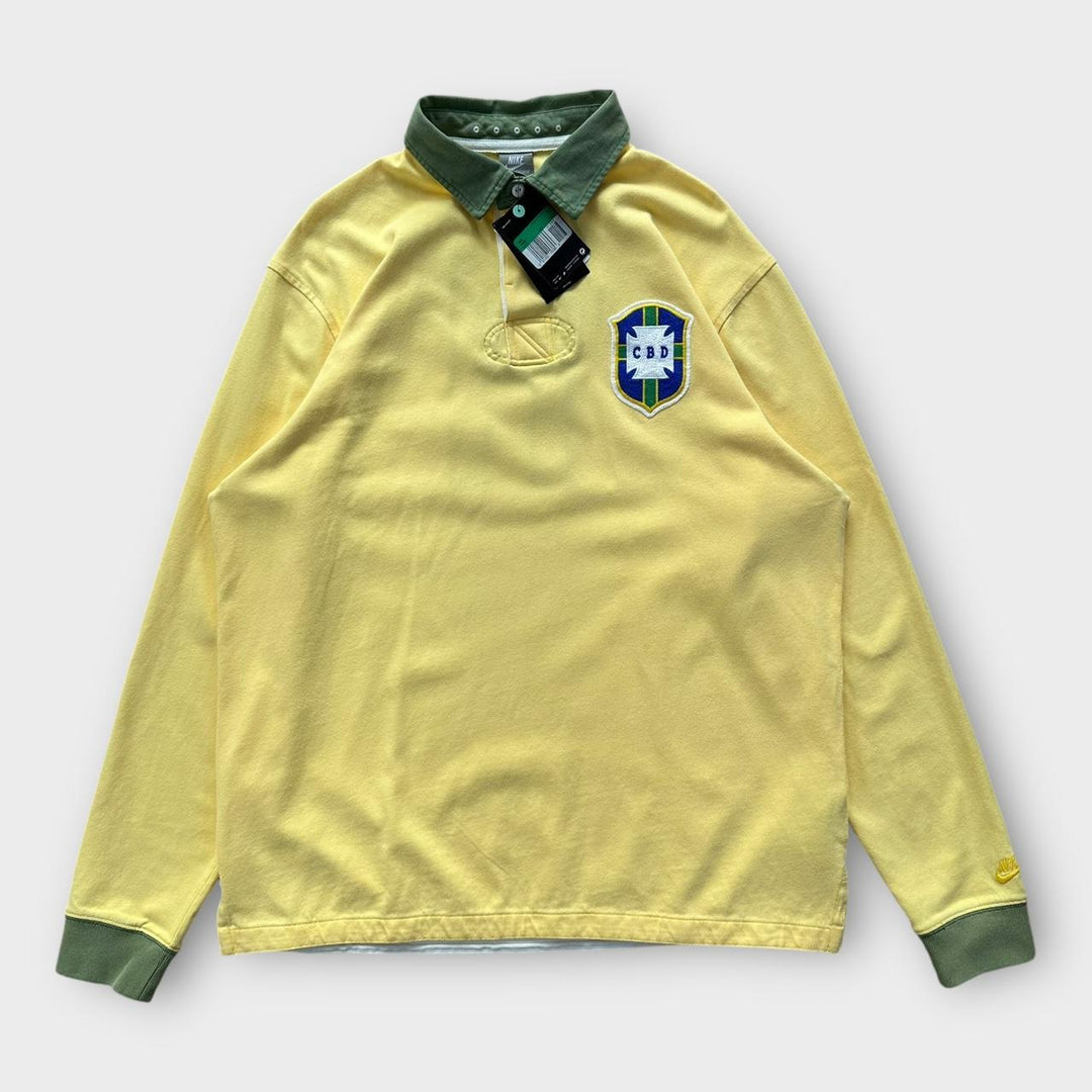 Vintage μπλουζάκι ράγκμπι Nike Brazil - XL