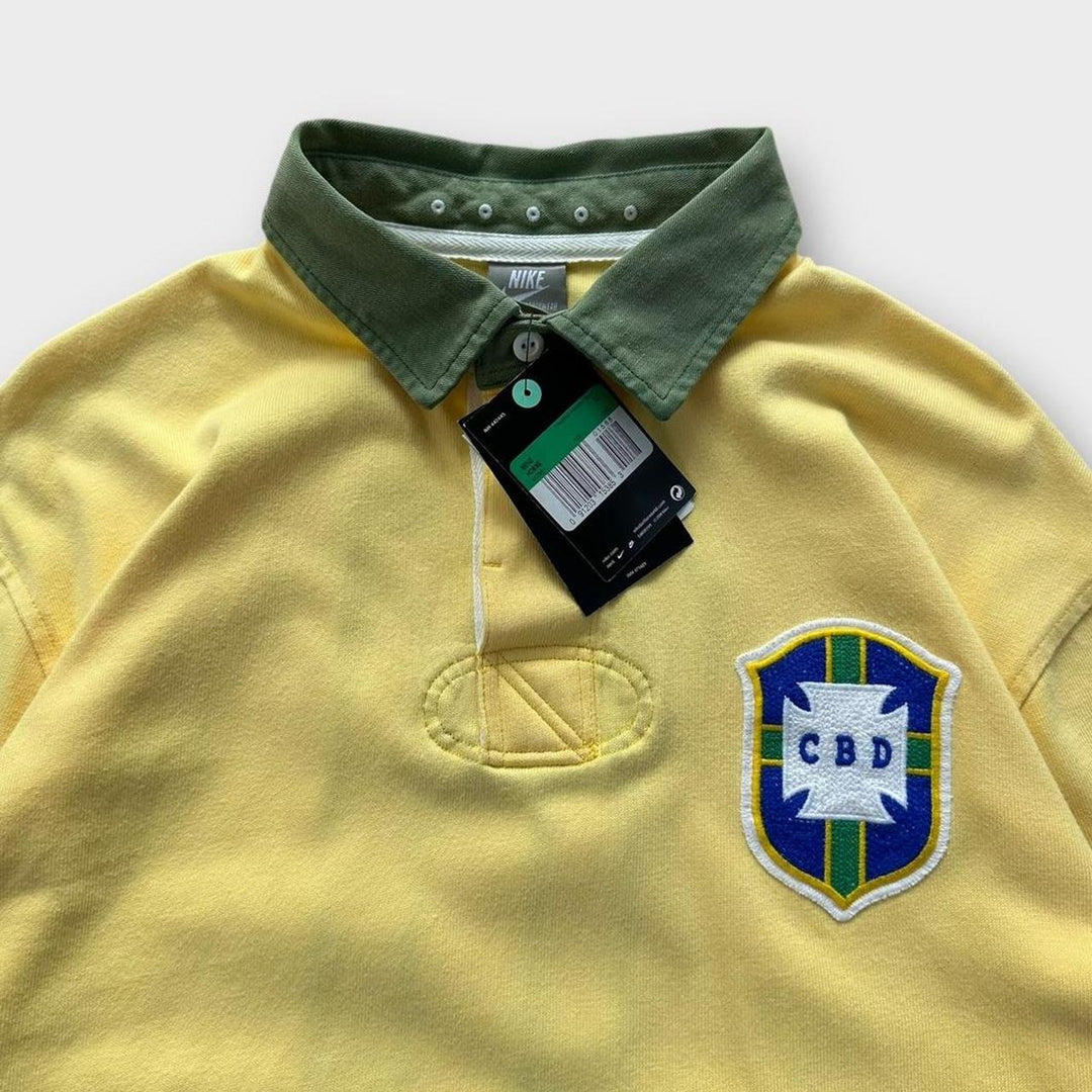 Vintage μπλουζάκι ράγκμπι Nike Brazil - XL