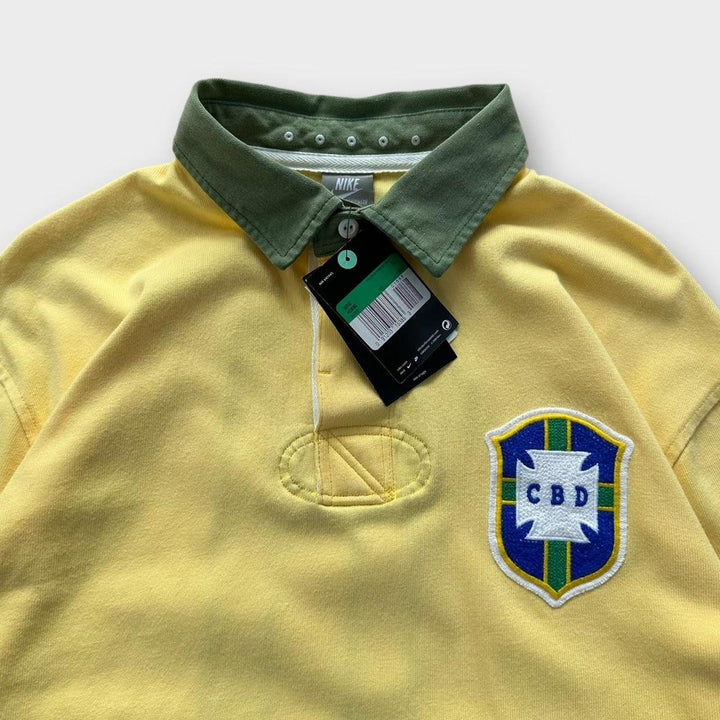 Vintage μπλουζάκι ράγκμπι Nike Brazil - XL
