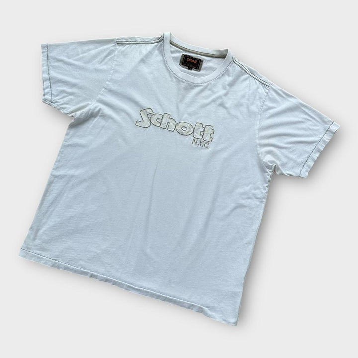 Vintage μπλουζάκι Schott - XXL