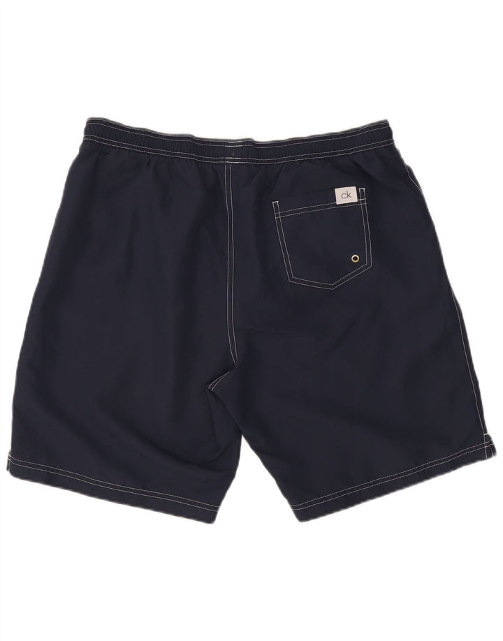 Ανδρικό σορτς κολύμβησης Calvin Klein XL Navy Blue Polyester