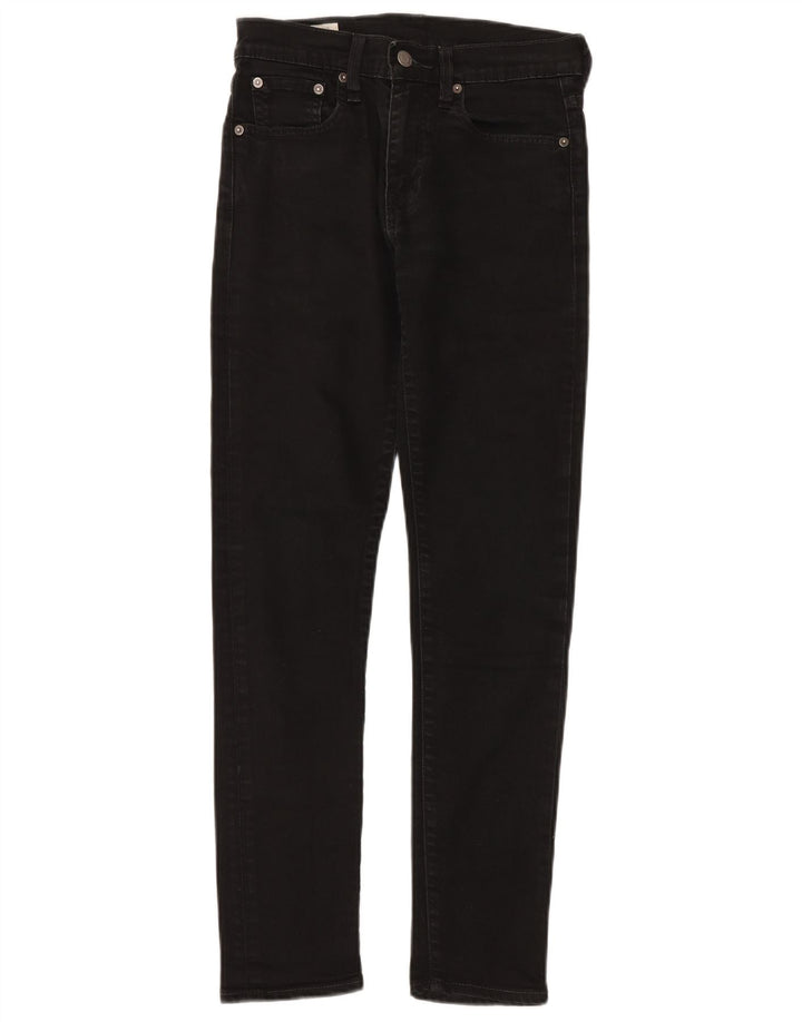 Γυναικείο Skinny Jeans Levi's W28 L30 μαύρο βαμβακερό