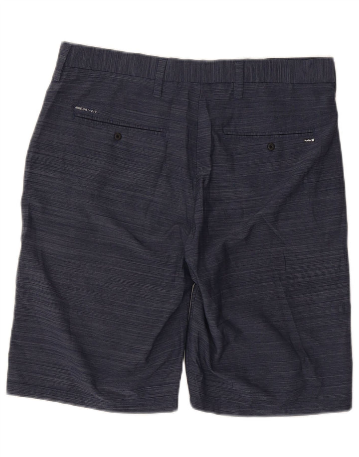 Ανδρικό σορτς chino Hurley W32 με μεσαίο μπλε ναυτικό πολυεστέρα