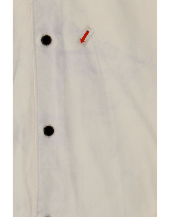 MASSIMO DUTTI Mens Shirt Large White Vintage Massimo Dutti and Second-Hand Massimo Dutti from Messina Hembry 