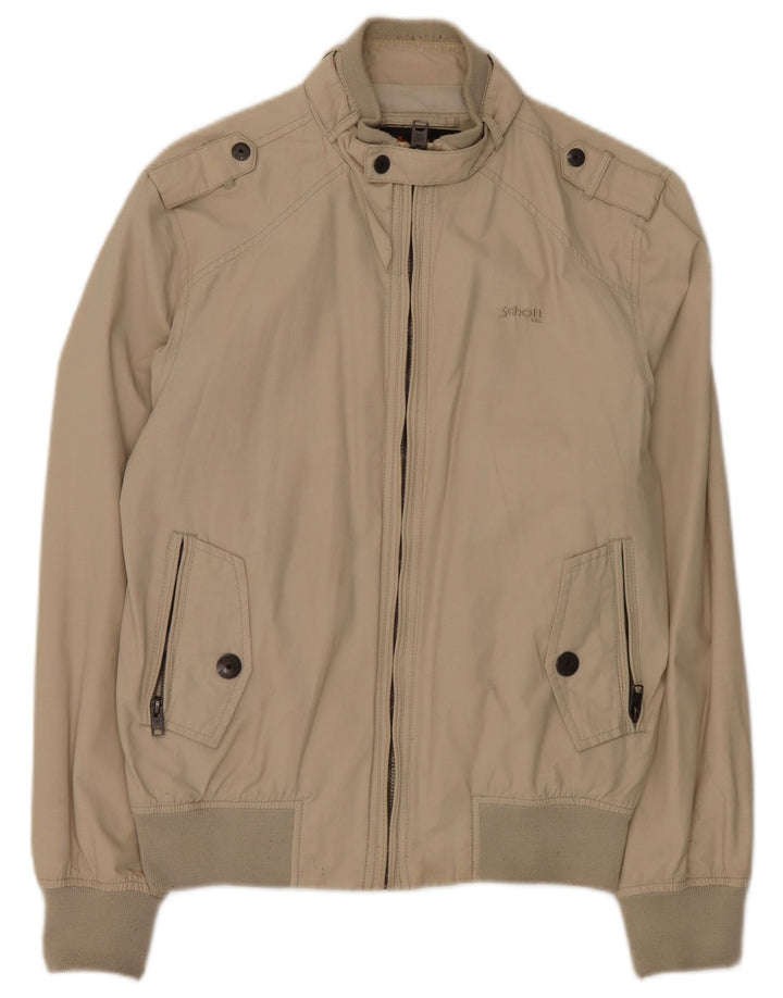 Ανδρικό Schott Military Bomber Jacket UK 38 Medium Beige Cotton