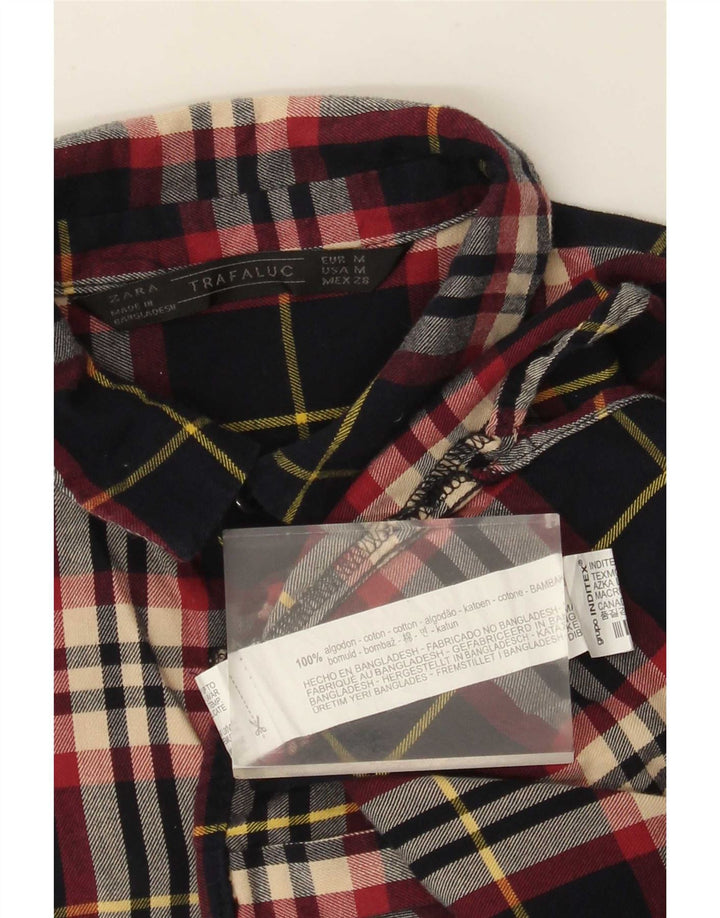 Zara Γυναικείο πουκάμισο Trafaluc με κανονική εφαρμογή, μεσαίο πολύχρωμο καρό