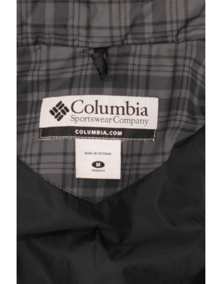 Γυναικείο μπουφάν με κουκούλα Columbia UK 14 μεσαίο γκρι τσεκ