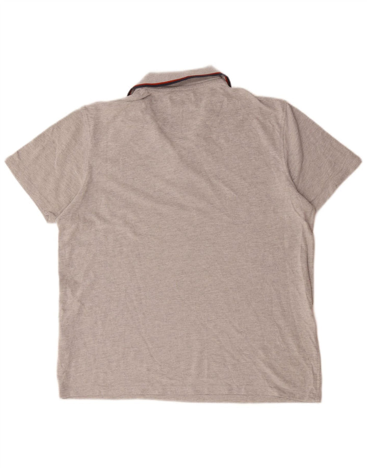 Jack & Jones Ανδρικό Πόλο Μπλουζάκι 2XL Γκρι βαμβακερό