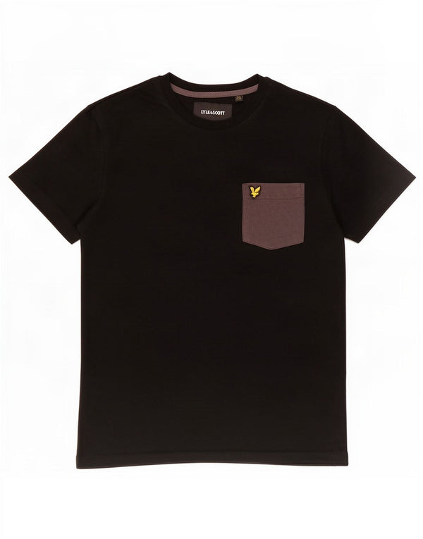 Ανδρικό T-Shirt Lyle & Scott Top Small Black Polyester