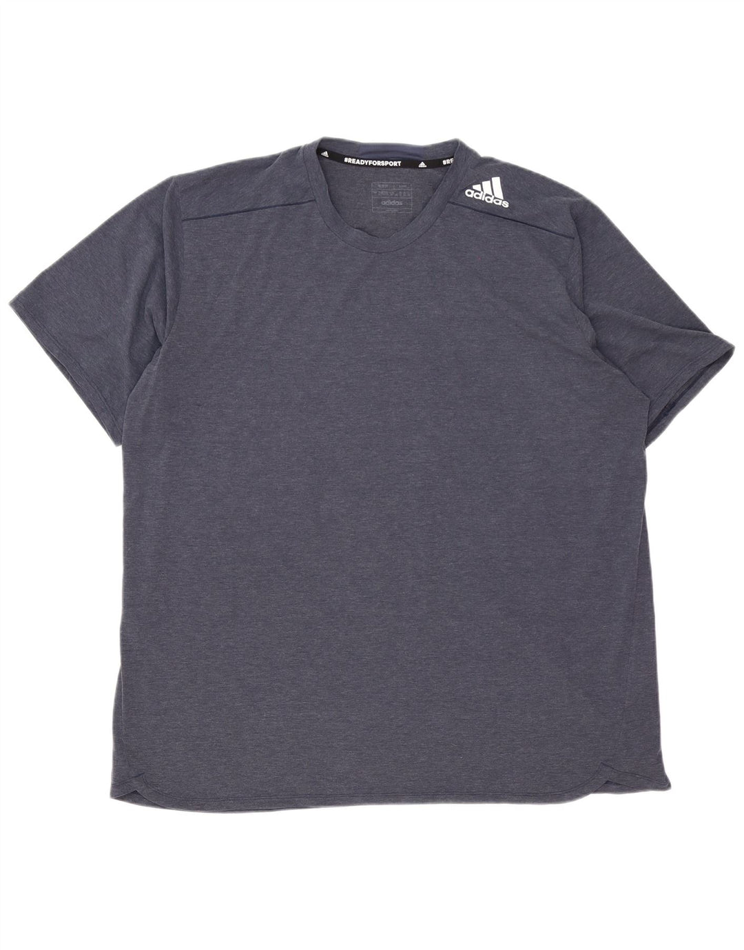Ανδρικό T-Shirt Adidas Top 2XL Navy Blue Polyester