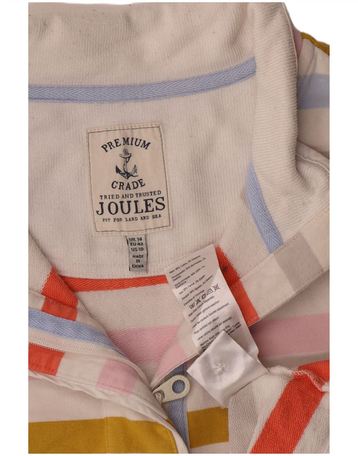 Joules Γυναικεία φούτερ Jumper UK 14 Μεγάλη πολύχρωμη ριγέ κλασική