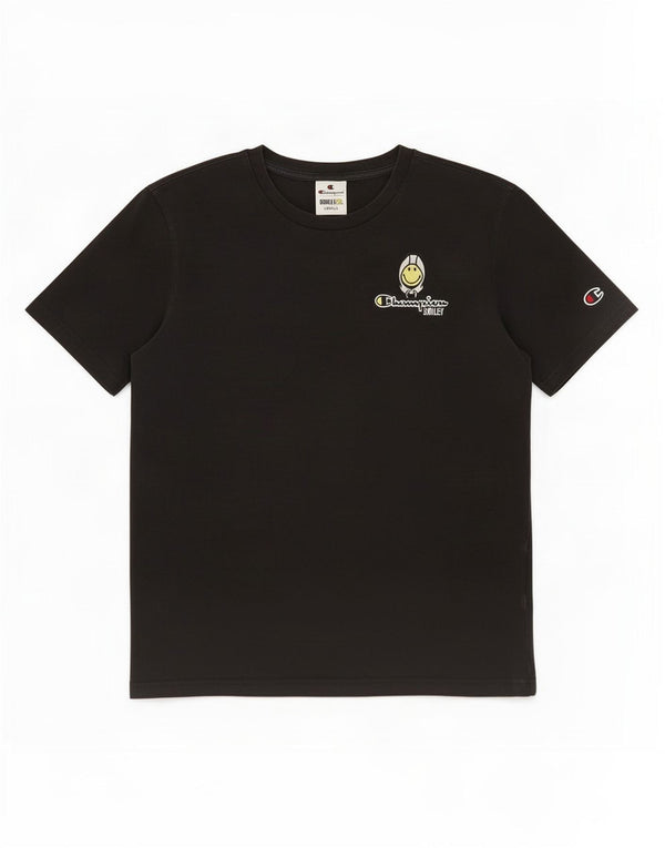 Champion Ανδρικό T-Smiley T-Shirt Top Small Black