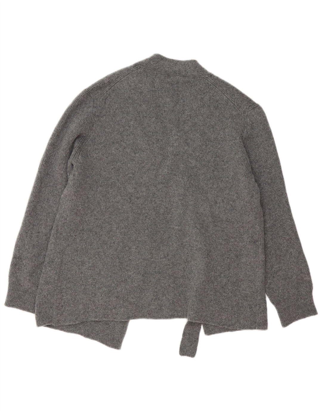 ZARA Γυναικεία ζακέτα υπερμεγέθη UK 10 Small Grey Cashmere