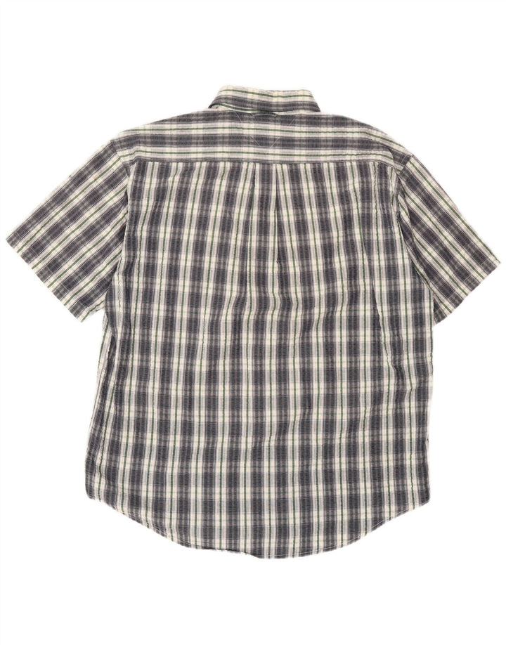 Ανδρικό κοντομάνικο πουκάμισο Tommy Hilfiger XL Grey Check