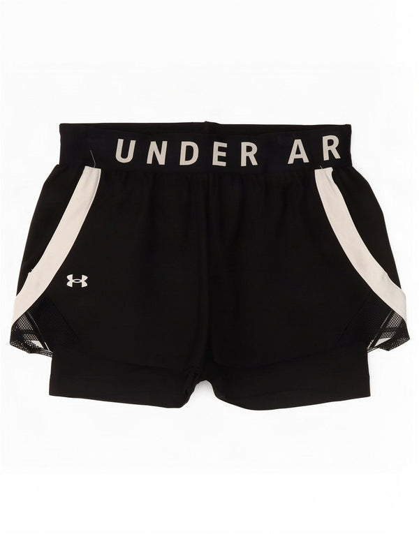 Γυναικείο γραφικό αθλητικό σορτς Under Armour UK 8 Small Black Colourblock
