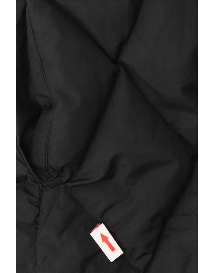 Armani Jeans Γυναικείο παλτό UK 14 Large Navy Blue Polyamide