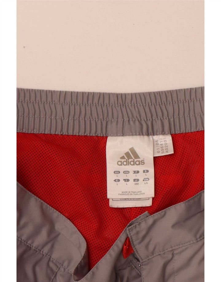 Ανδρικό βερμούδα Adidas μεγάλο W36 γκρι πολυεστέρα