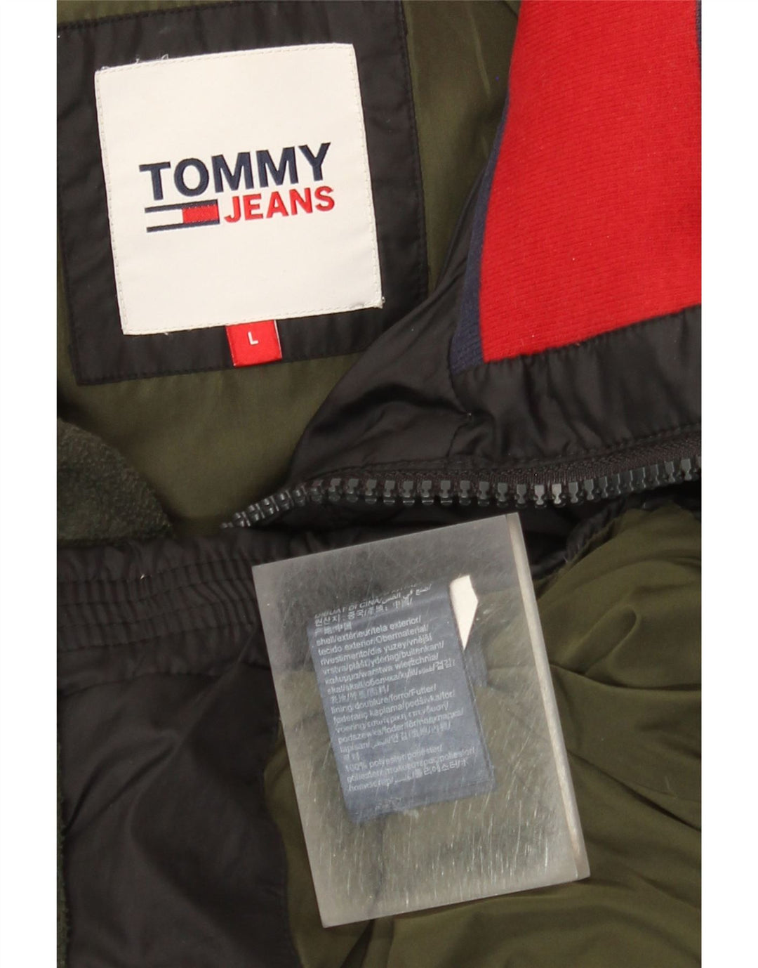Tommy Hilfiger Ανδρικό μπουφάν UK 40 Large Black Polyester