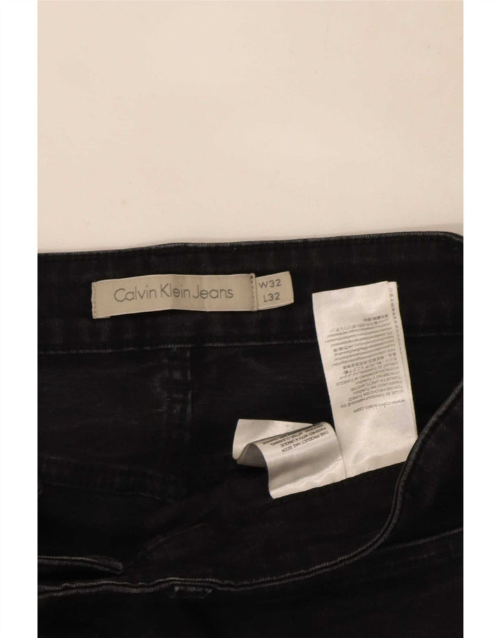 Calvin Klein Ανδρικό Slim Jeans W32 L32 Μαύρο βαμβακερό