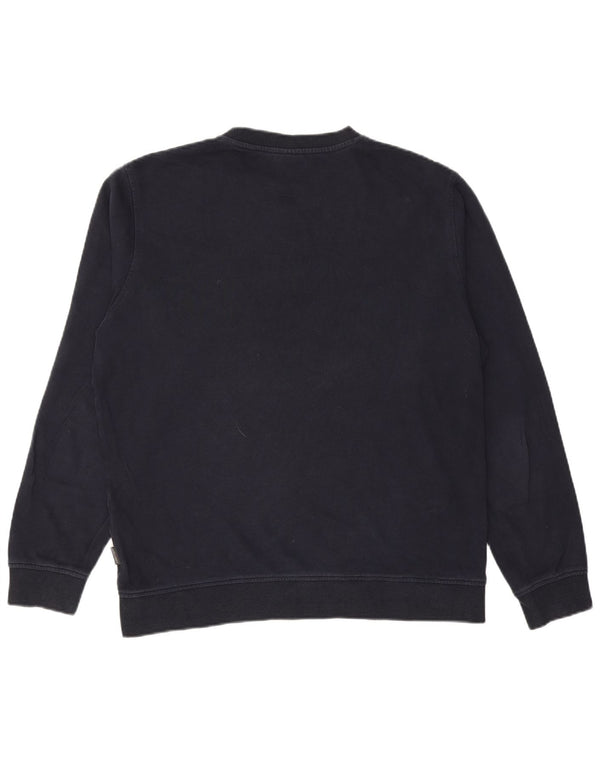 JACK & JONES Ανδρικό γραφικό φούτερ Jumper Μεγάλο Ναυτικό Βαμβακερό