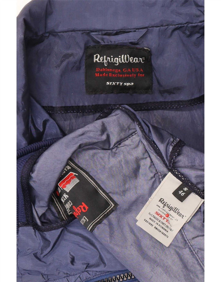Ανδρικό μπουφάν Refrigiwear Bomber IT 46 Small Blue Colourblock Polyamide