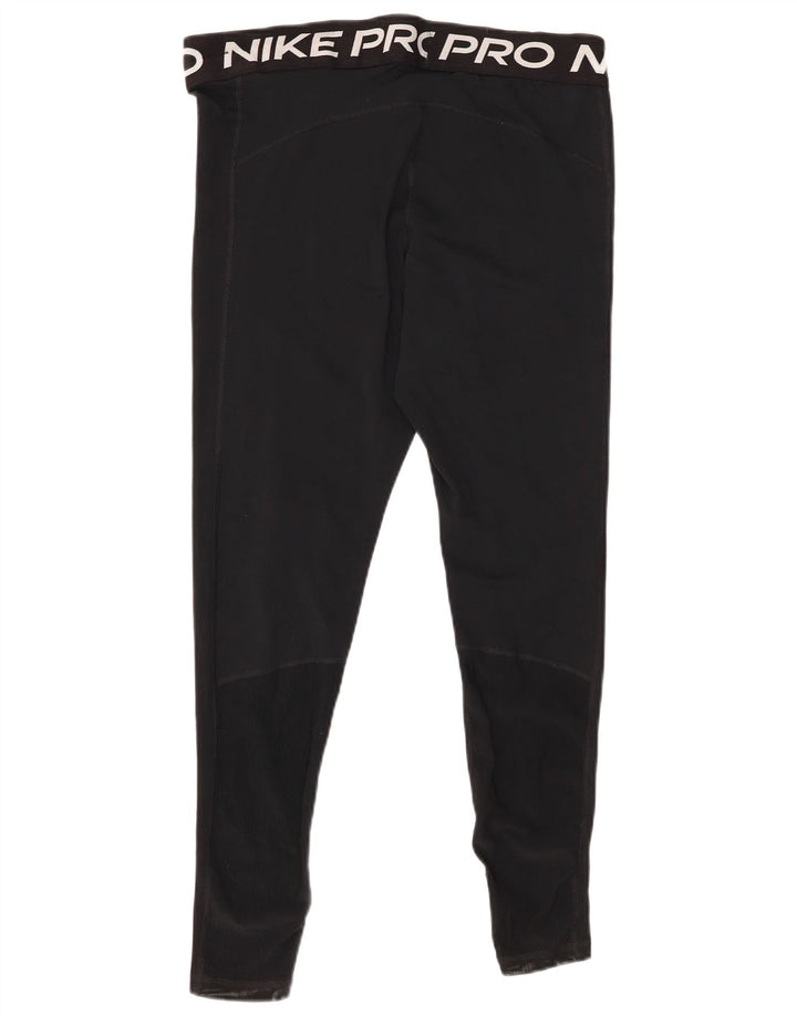 Γυναικεία γραφικά κολάν Nike UK 18 XL Μαύρο Πολυεστέρας