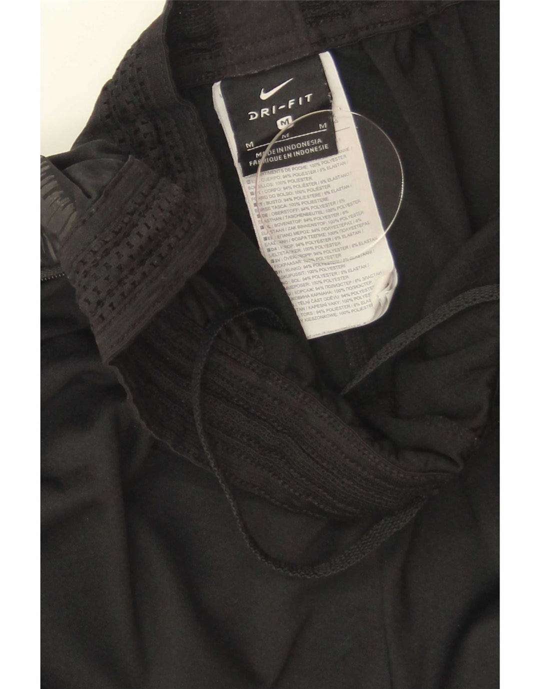 Γυναικεία αθλητική φόρμα Nike Dri Fit UK 12 μεσαίο μαύρο πολυεστέρα