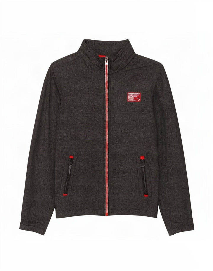 Ανδρικό μπουφάν Windbreaker Superdry UK 36 Small Grey Nylon
