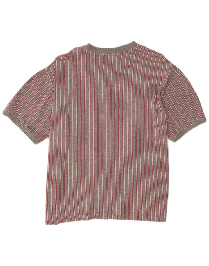 Mustang Ανδρικό T-Shirt Top XL Γκρι ριγέ βαμβακερό