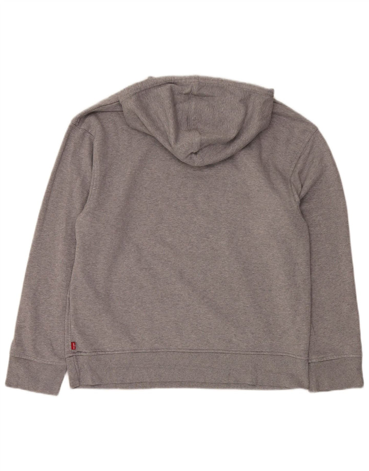 Ανδρικά LEVI'S Relaxed Graphic Hoodie Jumper Μεσαίο γκρι βαμβακερό