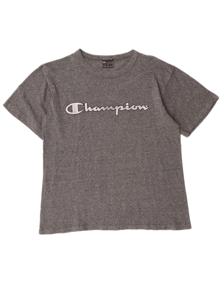 Ανδρικό γραφικό T-shirt Champion Top Medium Grey Flecked