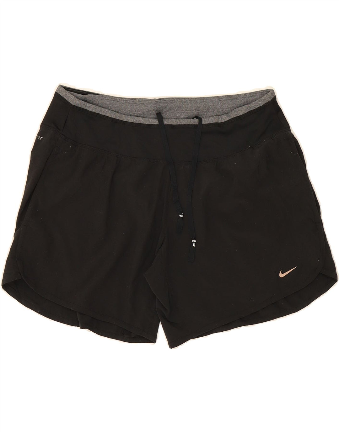 Γυναικείο αθλητικό σορτς NIKE Dri Fit UK 14 μεσαίο μαύρο πολυεστέρα