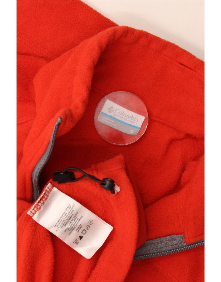 Columbia Ανδρικό Fleece Jacket UK 36 Small Red Polyester