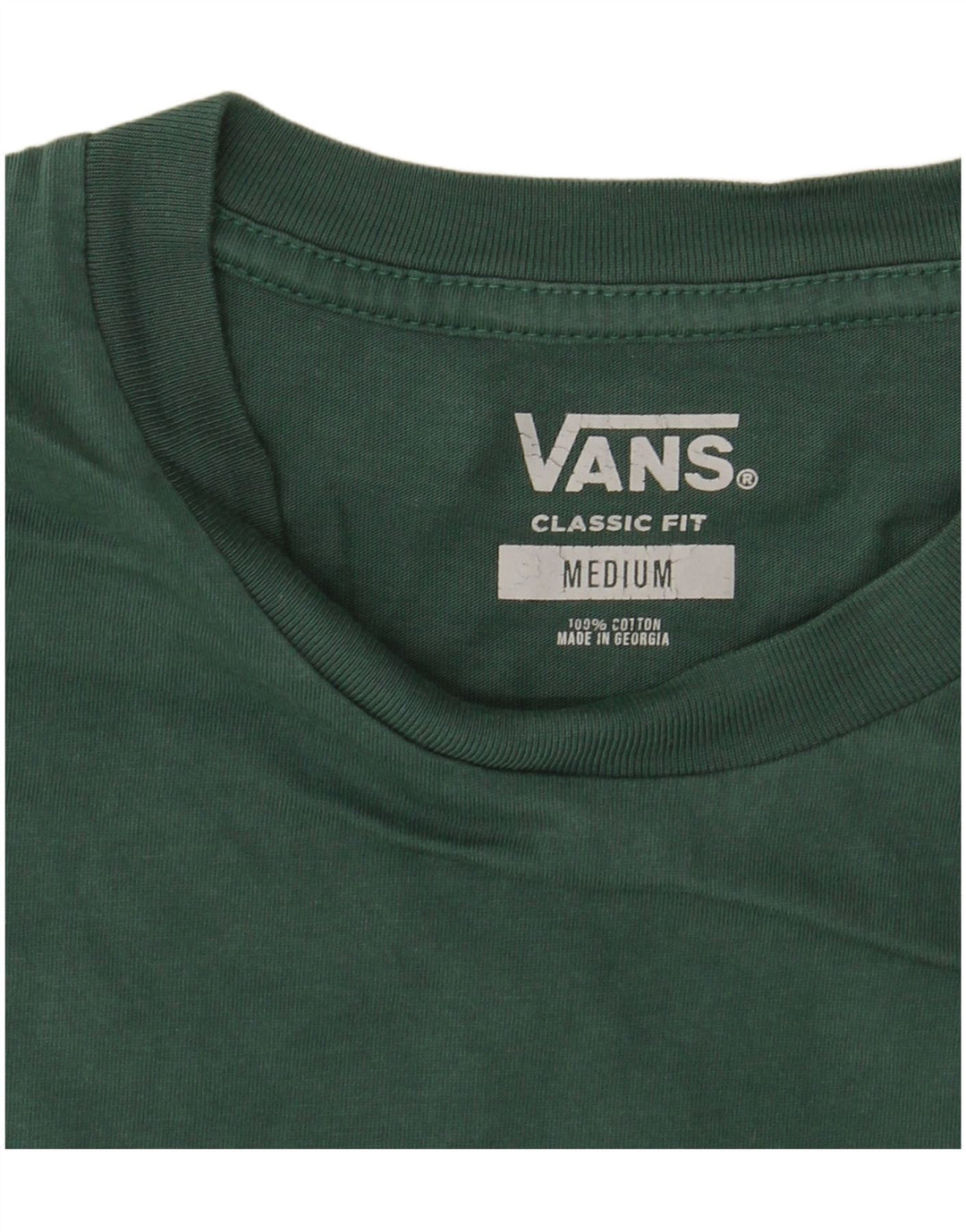 Ανδρικό μπλουζάκι VANS Classic Fit Top Μεσαίο πράσινο βαμβακερό