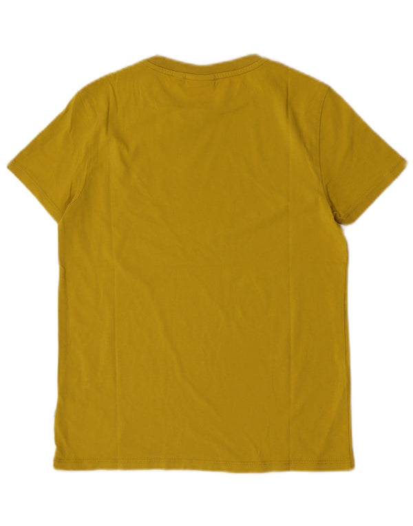 Napapijri Boys T-Shirt Top 11-12 ετών κίτρινο βαμβακερό